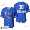 Personalized Name Beauty And The Beast Baseball Jersey