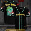 Personalized Name Bulbasaur Pokemon 3D Baseball Jersey