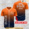 Personalized Name Busch Latte 3D Baseball Jersey Shirt