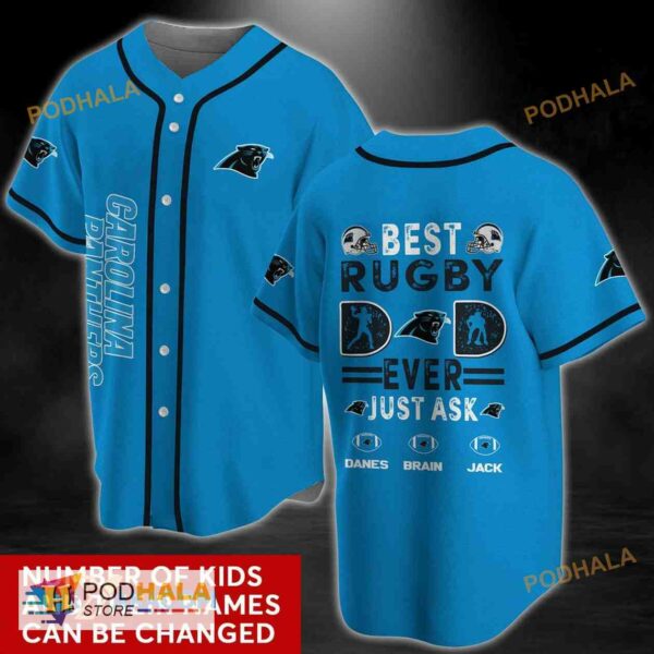 Personalized Name Carolina PanthersNFL 3D Baseball Jersey Shirt