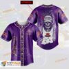 Personalized Name Crown Royal Swag Skeleton Unisex 3D Baseball Jersey