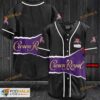 Personalized Name Crown Royal Unisex 3D Baseball Jersey