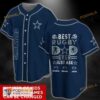 Personalized Name Dallas Cowboys Unique Gifts NFL 3D Baseball Jersey Shirt