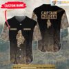 Personalized Name Deer Hunting Captain Morgan 3D Baseball Jersey