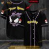 Personalized Name Gastly Pokemon 3D Baseball Jersey