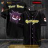 Personalized Name Gengar Pokemon 3D Baseball Jersey