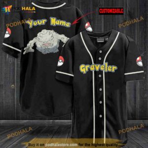 Personalized Name Graveler 3D Baseball Jersey