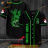 Personalized Name Green Eevee 3D Baseball Jersey