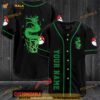 Personalized Name Green Pokemon 3D Baseball Jersey