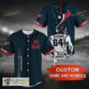 Personalized Name Houston Texans NFL 3D Baseball Jersey Shirt For Dad