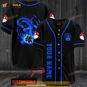 Personalized Name Keromatsu Pokemon 3D Baseball Jersey