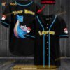 Personalized Name Lapras Pokemon 3D Baseball Jersey