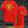 Personalized Name Manchester United MU Unisex 3D Baseball Jersey