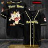 Personalized Name Meowth Pokemon 3D Baseball Jersey