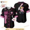 Personalized Name Minnie Mouse Playing Baseball 3D Baseball Jersey