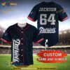 Personalized Name New England Patriots  NFL 3D Baseball Jersey Shirt