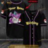 Personalized Name Nidoking Pokemon 3D Baseball Jersey