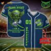 Personalized Name Number Seattle Seahawks 3D Baseball Jersey Shirt