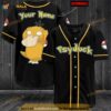 Personalized Name Psyduck Pokemon 3D Baseball Jersey