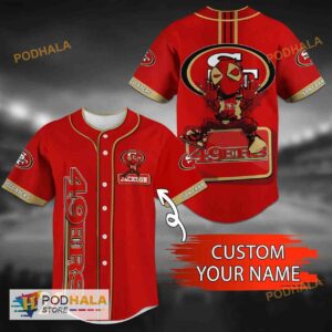 Personalized Name San Francisco 49ers NFL Unique Gifts Baseball Jersey Shirt