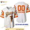 Personalized Name Tigger Tiger Winnie The Pooh Pinstripe 3D Baseball Jersey