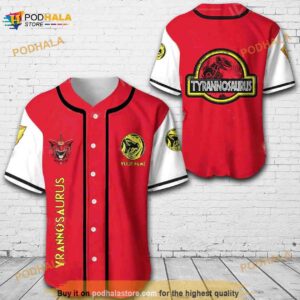 Personalized Name Tyrannosaurous Unisex 3D Baseball Jersey