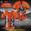 Personalized Name best Gift Ideas Denver Broncos NFL Number 3D Baseball Jersey Shirt