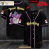 Personalized Nidoking Pokemon Black Baseball Jersey