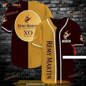 Personalized Rémy Martin Xo 3D Baseball Jersey