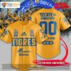 Personalized Tigres UANL Campeon Liga Gift For Sports Lovers Yellow Jersey