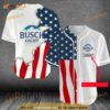 Personalized US Flag Busch Light 3D Baseball Jersey