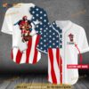 Personalized US Flag Captain Morgan 3D Baseball Jersey