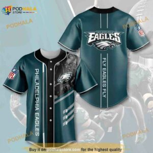 Philadelphia Eagles Football Team 3D Baseball Jersey