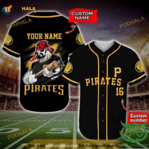 Pittsburgh Pirates 3D Baseball Jersey Personalized Name Number