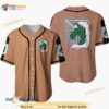 Police Brigade Attack On Titan Anime 3D Baseball Jersey Shirt