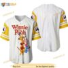 Pooh Tigger Piglet Eeyore All Over Print Pinstripe 3D Baseball Jersey