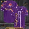 Purple Crown Royal 3D Baseball Jersey