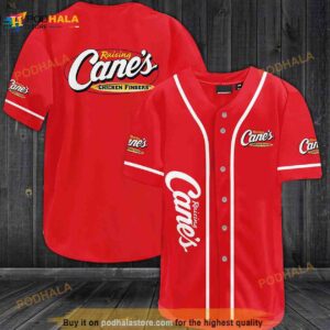 Raising Cane’s Chicken Fingers 3D Baseball Jersey