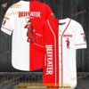 Red White Beefeater Gin Beer 3D Baseball Jersey Shirt