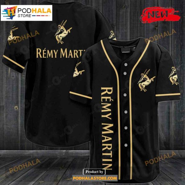 Remy Martin Black Baseball Jersey