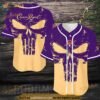 Retro Skull Crown Royal 3D Baseball Jersey Shirt