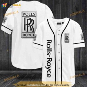 Rolls Royce 3D Baseball Jersey