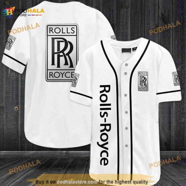 Rolls Royce 3D Baseball Jersey