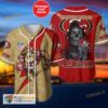 San Francisco 49ers Skull Pattern Name 3D Baseball Jersey Shirt