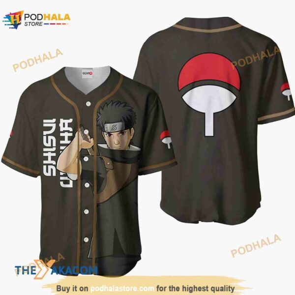 Shisui Uchiha Anime 3D Baseball Jersey Shirt Lwv