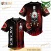 Skull Fire Bacardi 3D Baseball Jersey