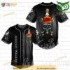 Skull Fire Johnnie Walker 3D Baseball Jersey