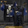 Skull Skeleton Miller Lite 3D Baseball Jersey Shirt