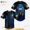 Skull With Bud Light 3D Baseball Jersey Shirt