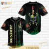 Skull With Jameson 3D Baseball Jersey Shirt